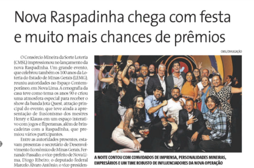 Nova Raspadinha chega com festa e muito mais chances de prêmios